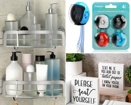 My Current Bathroom with recs! cover photo collage