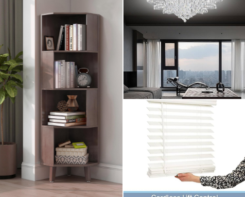 Your home is beautiful and luxurious with interior accessories. cover photo collage