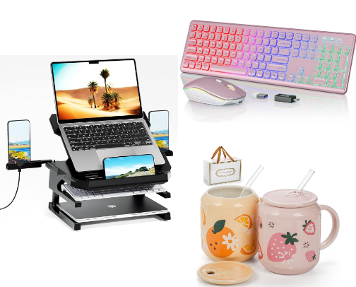 My WFH Essentials 💻 Cute & Useful Finds Under $50 cover photo collage