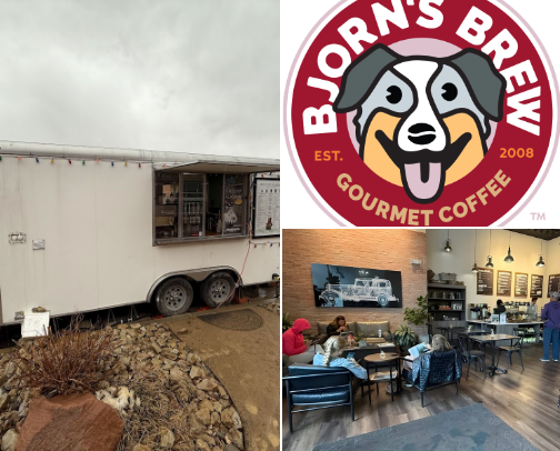 my favorite coffee shops in salt lake/davis county cover photo collage