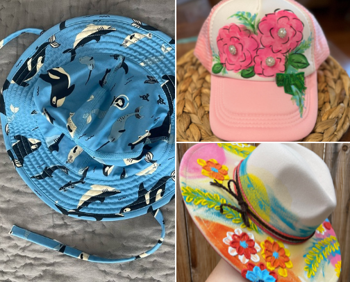 Hat for summer 🌞 cover photo collage