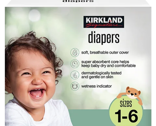Costco Diapers cover photo collage