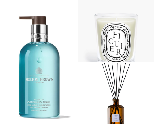 Bucolic Ambiance — bathroom essentials cover photo collage