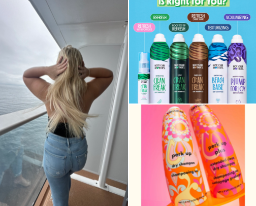 Forever My Favorite Dry Shampoo: cover photo collage