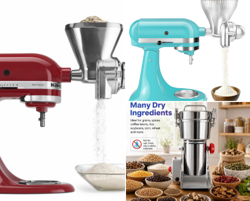Fresh milled flour cover photo collage