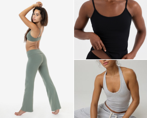 Natural Fabrics x Cotton Active and Loungewear! ⋅°❀⋆.ೃ࿔*:･ cover photo collage