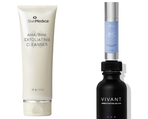 Skincare I Actually Use cover photo collage