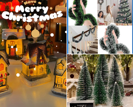 Christmas Decors cover photo collage