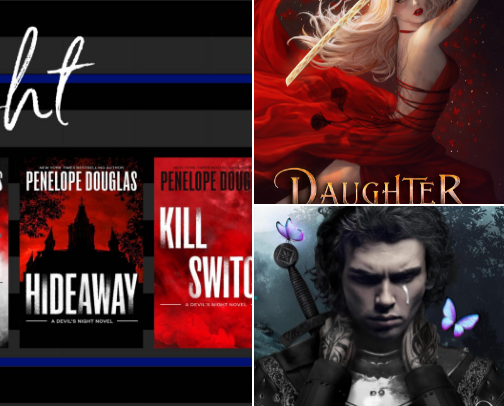 Book recs to get you out of a slump cover photo collage