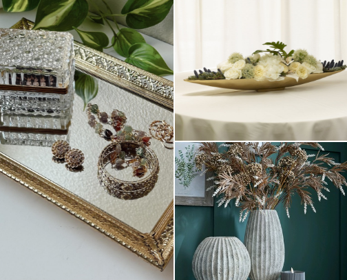 Coffee Table Centerpiece | Cozy Luxury Benable List ✨ cover photo collage