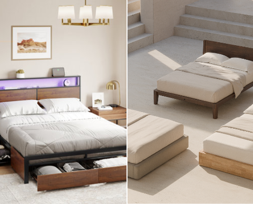 Bed suits cover photo collage