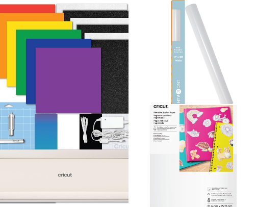 What I used to make QUALITY cricut products cover photo collage