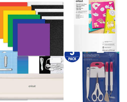 What I used to make QUALITY cricut products cover photo collage