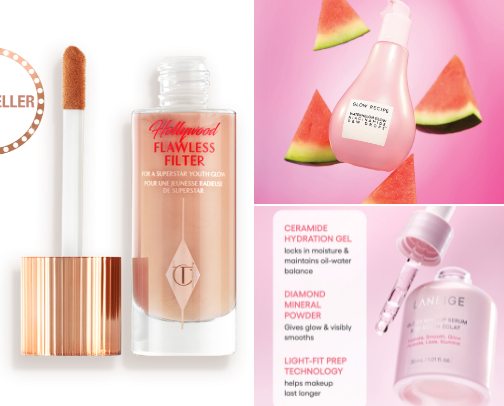 ✨ “Glow Getters: My Everyday Beauty Staples” cover photo collage