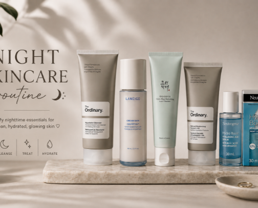 Skin Care 🤍 cover photo collage