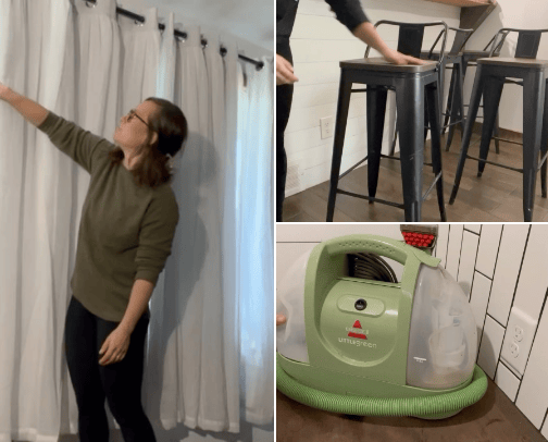 Household items cover photo collage