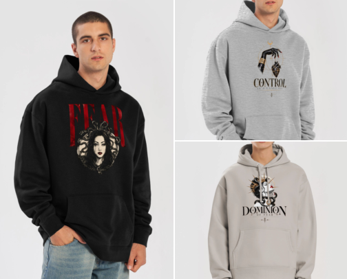 Dominion of Fear Merch cover photo collage