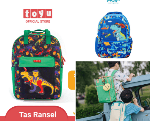 Ransel untuk Anak TK cover photo collage