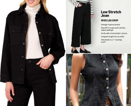 New released Amazon Denim essentials cover photo collage