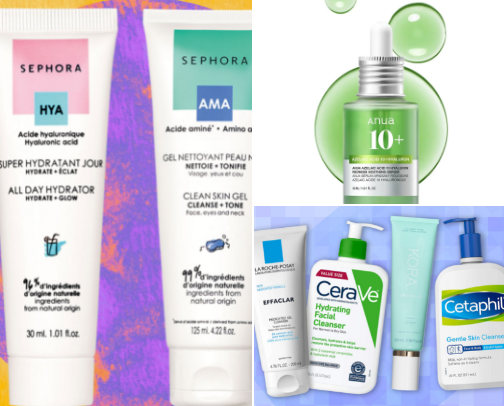 Skincare Essentials for That Glowing Skin cover photo collage