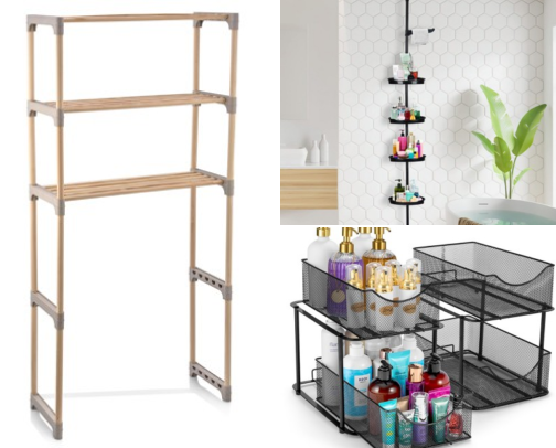 18 Bathroom Storage for Small Spaces cover photo collage