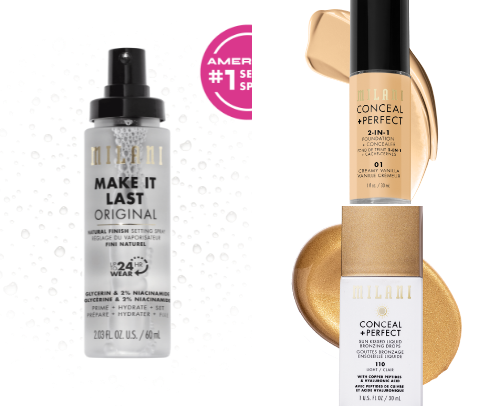 Milani Ulta Favorites cover photo collage