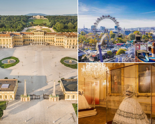 Best places to visit in VIENNA, Austria💌🌳🪻 cover photo collage
