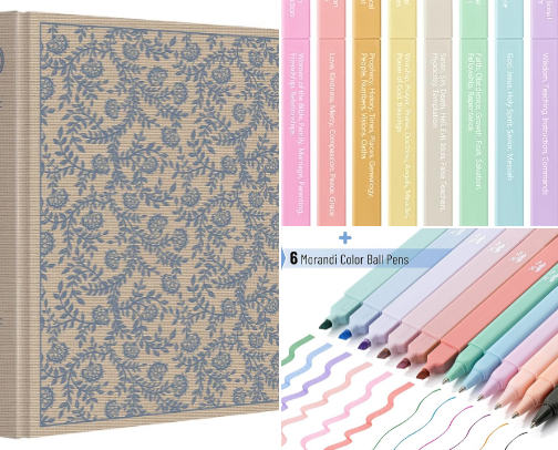 Affordable supplies to start studying the Bible cover photo collage