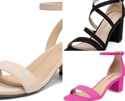 🎀 Best Korean-Style Block Heels for Cute & Chic Outfits 👠✨ cover photo collage