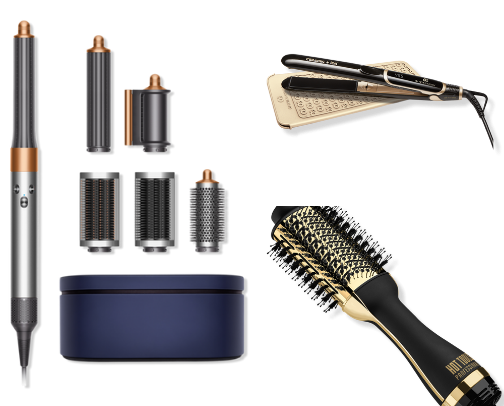 Hair Styling Tools cover photo collage