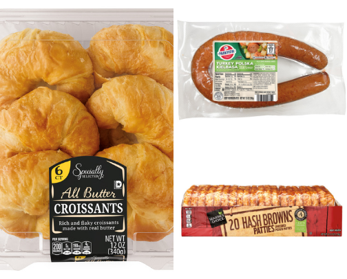 favorite breakfast items from aldi cover photo collage