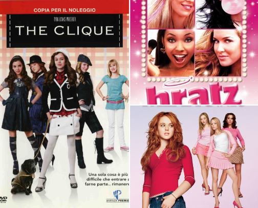 Nostalgic "Just a girl" movies cover photo collage