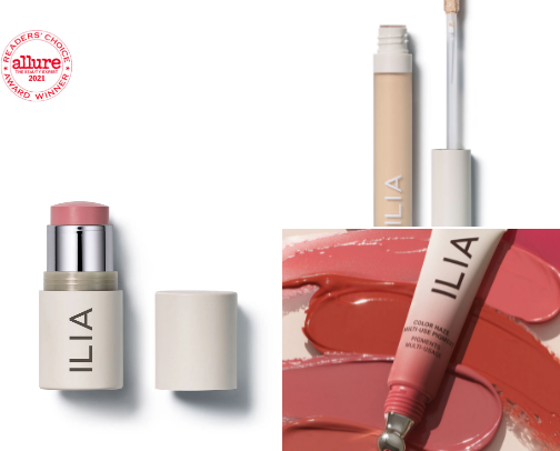 ILIA Beauty cover photo collage