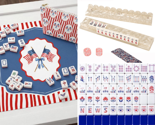 Mahjong but make it Americana cover photo collage