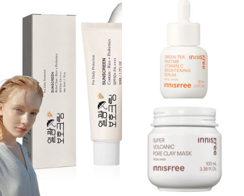 Korean Beauty Products cover photo collage