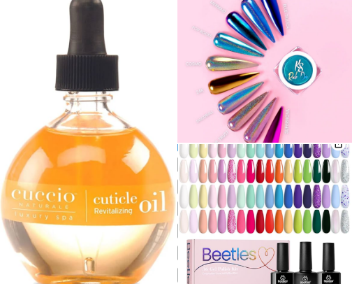 my at-home nail essentials cover photo collage