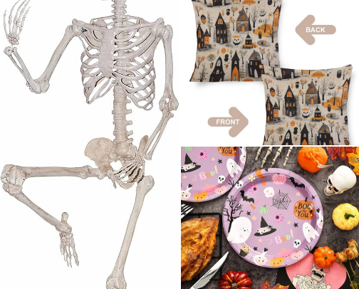 Halloween Decor: Party + Home cover photo collage