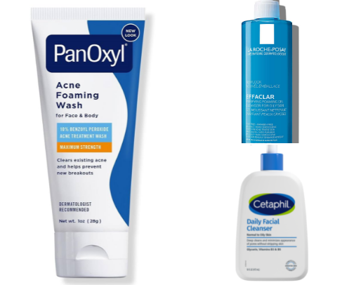 Skincare for Sensitive Oily Hormonal & Cystic Acne cover photo collage