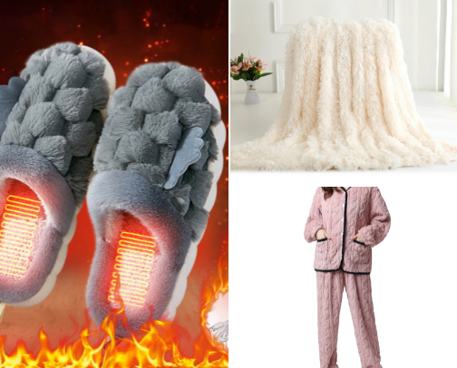 Stay cosy all winter with these warm and soft items. cover photo collage