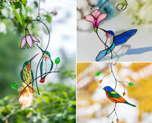 Etsy Glass Art cover photo collage