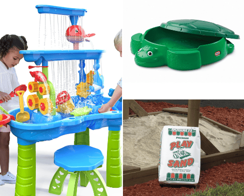 Kids outside toys! cover photo collage