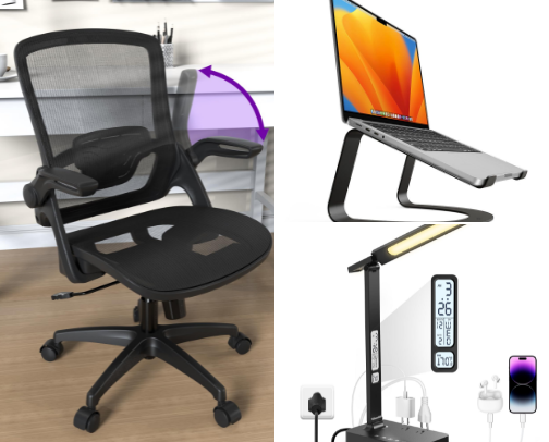 Work-From-Home Setup: Style + Function cover photo collage