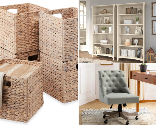 Coastal Home Office Ideas cover photo collage