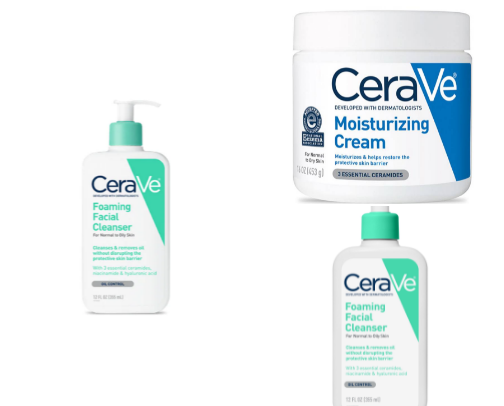 My favorite skin-care rec (CeraVe edition)😍 cover photo collage