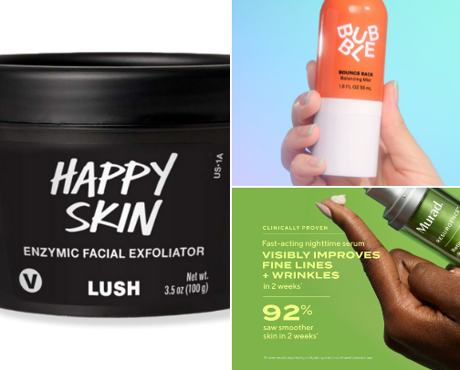 Skincare as you approach your 30’s💛 cover photo collage
