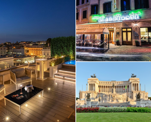 Rome, Italy cover photo collage