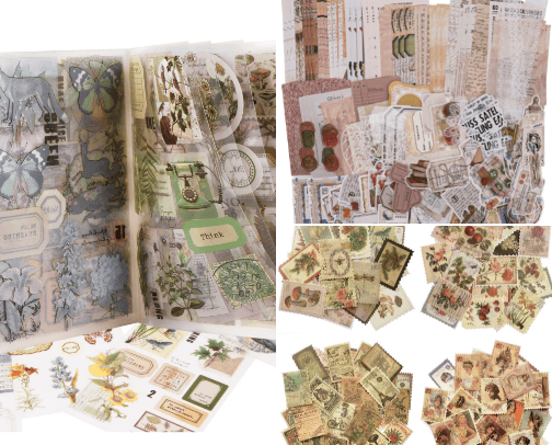 Scrapbooking/ Colouring Supplies cover photo collage