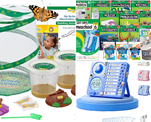 Homeschooling Must haves! cover photo collage