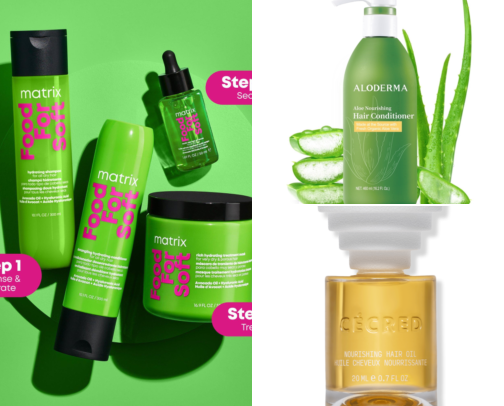 Trending Hair Products & Hair Care for Women. cover photo collage