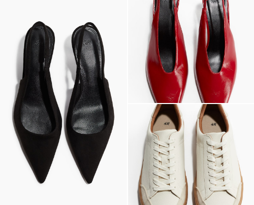 H&M|heels + shoes + boots|dresses ♡ cover photo collage